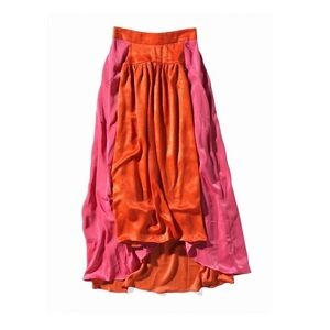 Petal & Pup Pink and Orange High-Low Skirt